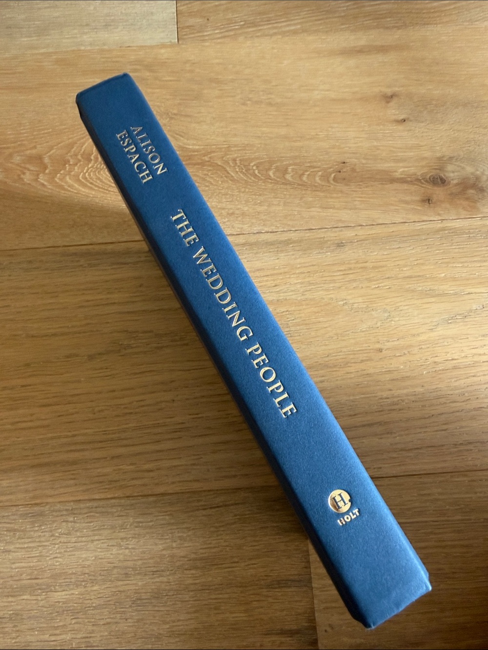 The Wedding People by Alison Espach - Blue Hardcover Book